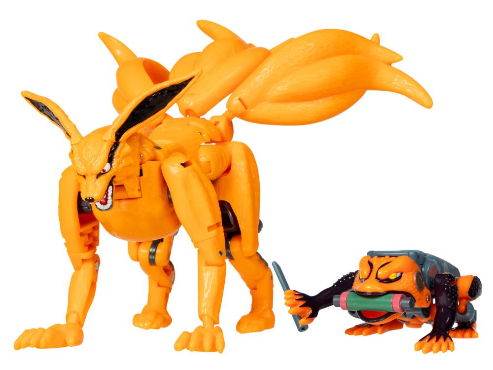 Transformers Collaborative Naruto: Shippuden x Transformers Kurama & Gamakichi Figure Set