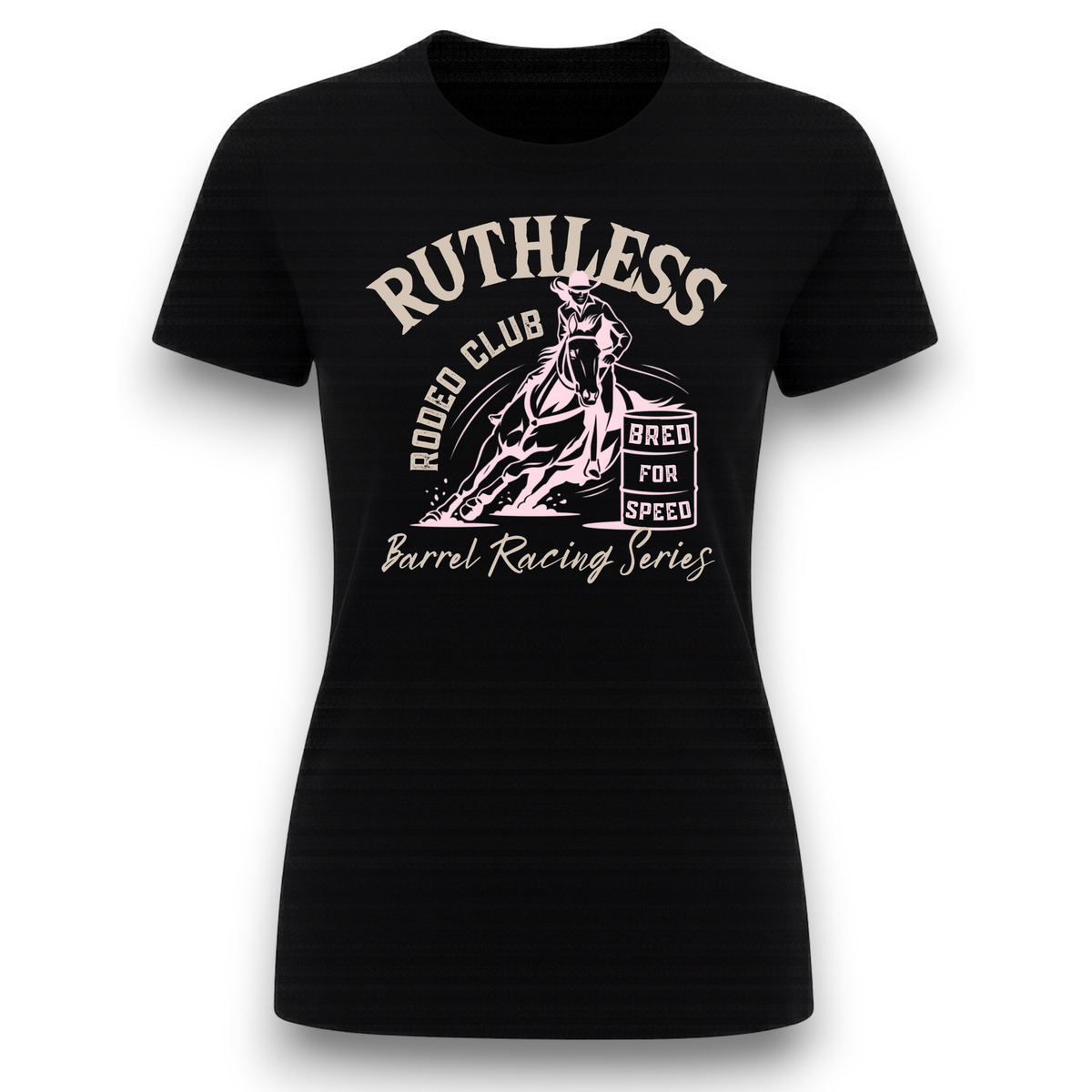 BARREL RACING WOMEN T-SHIRT | Black