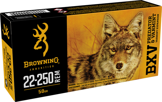 Browning 22-250 Remington, 50 Grain