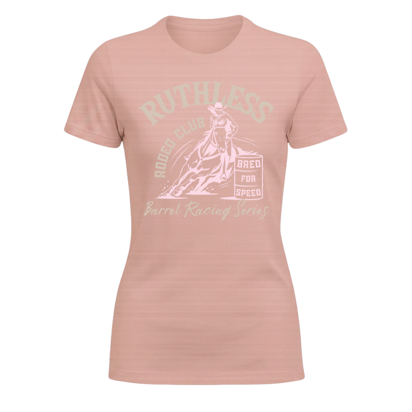 BARREL RACING WOMEN T-SHIRT | Dusty Rose