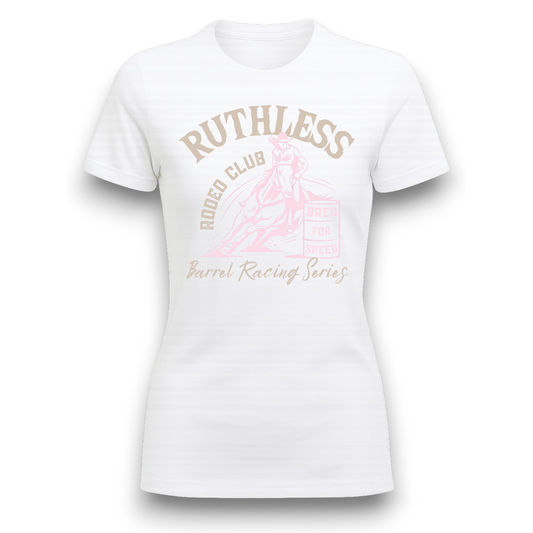 BARREL RACING WOMEN T-SHIRT | White
