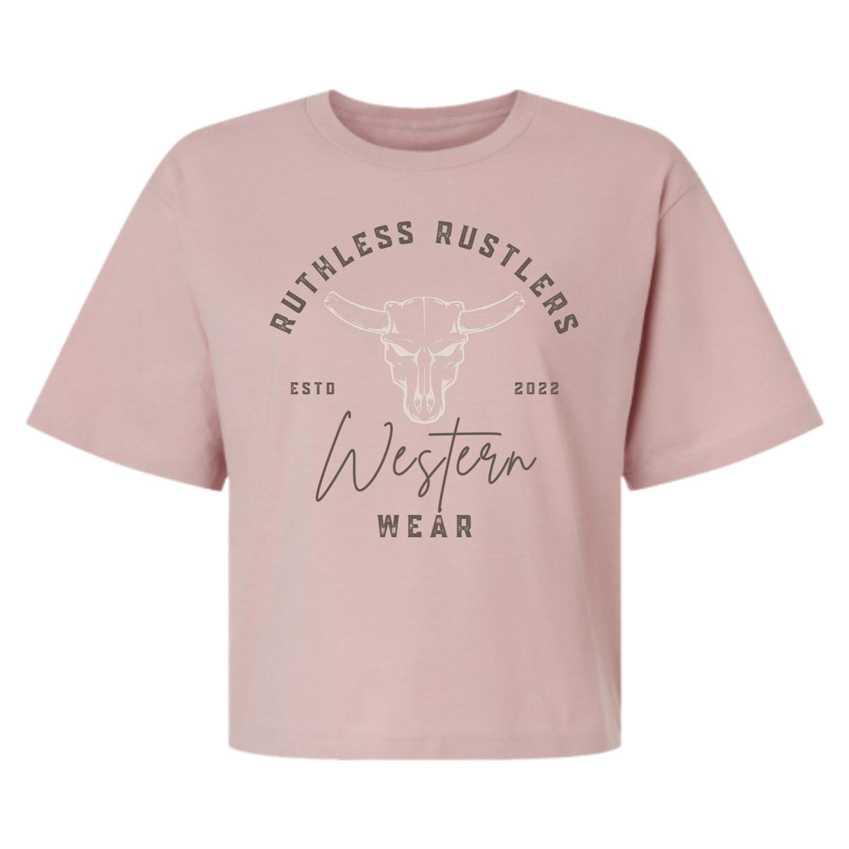 WESTERN WEAR BOXY T-SHIRT | Blush