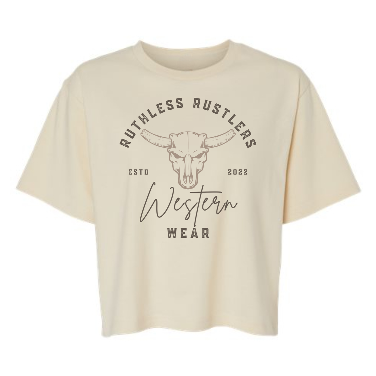 WESTERN WEAR BOXY T-SHIRT | Cream