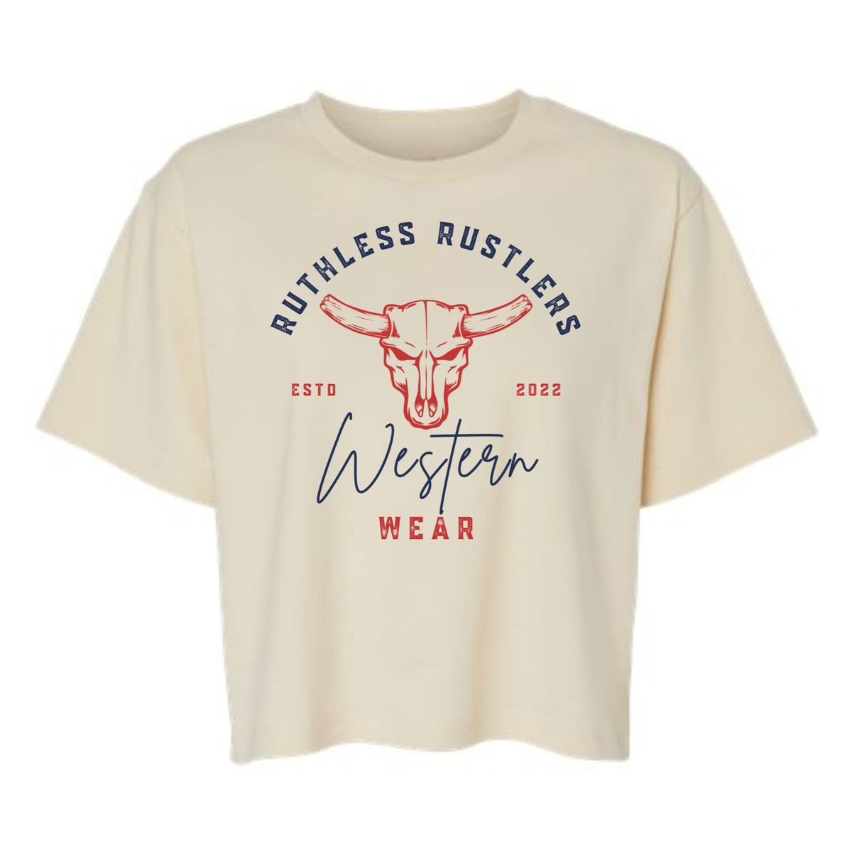 WESTERN WEAR BOXY T-SHIRT | Cream