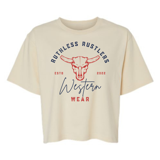 WESTERN WEAR BOXY T-SHIRT | Cream