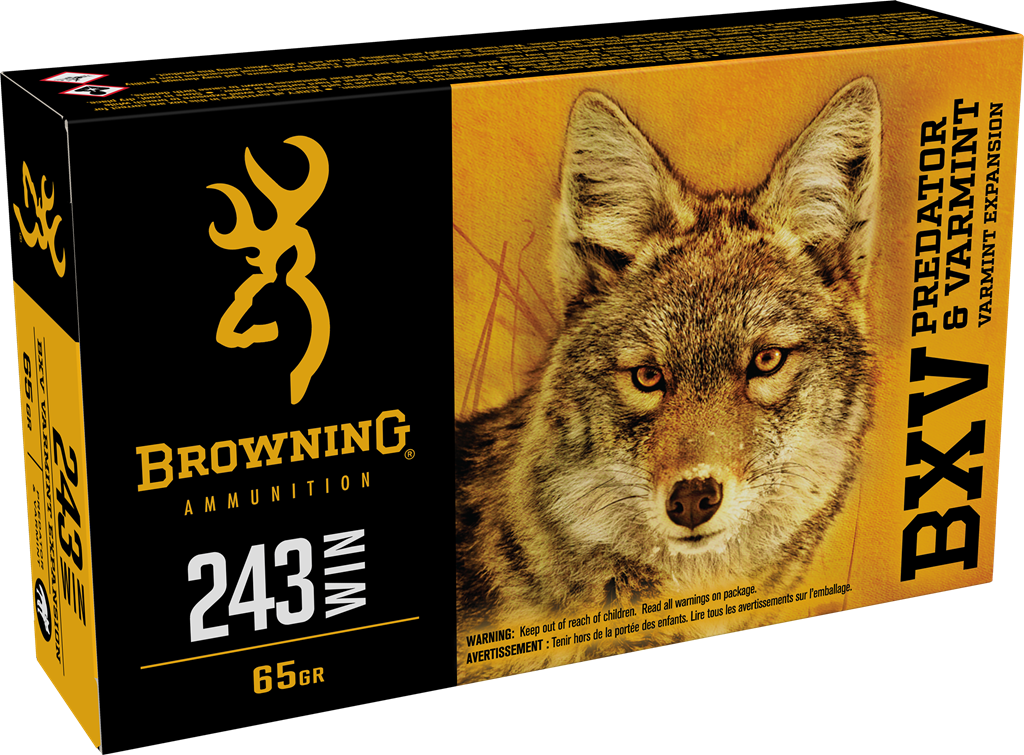 Browning 243 Winchester, 65 Grain