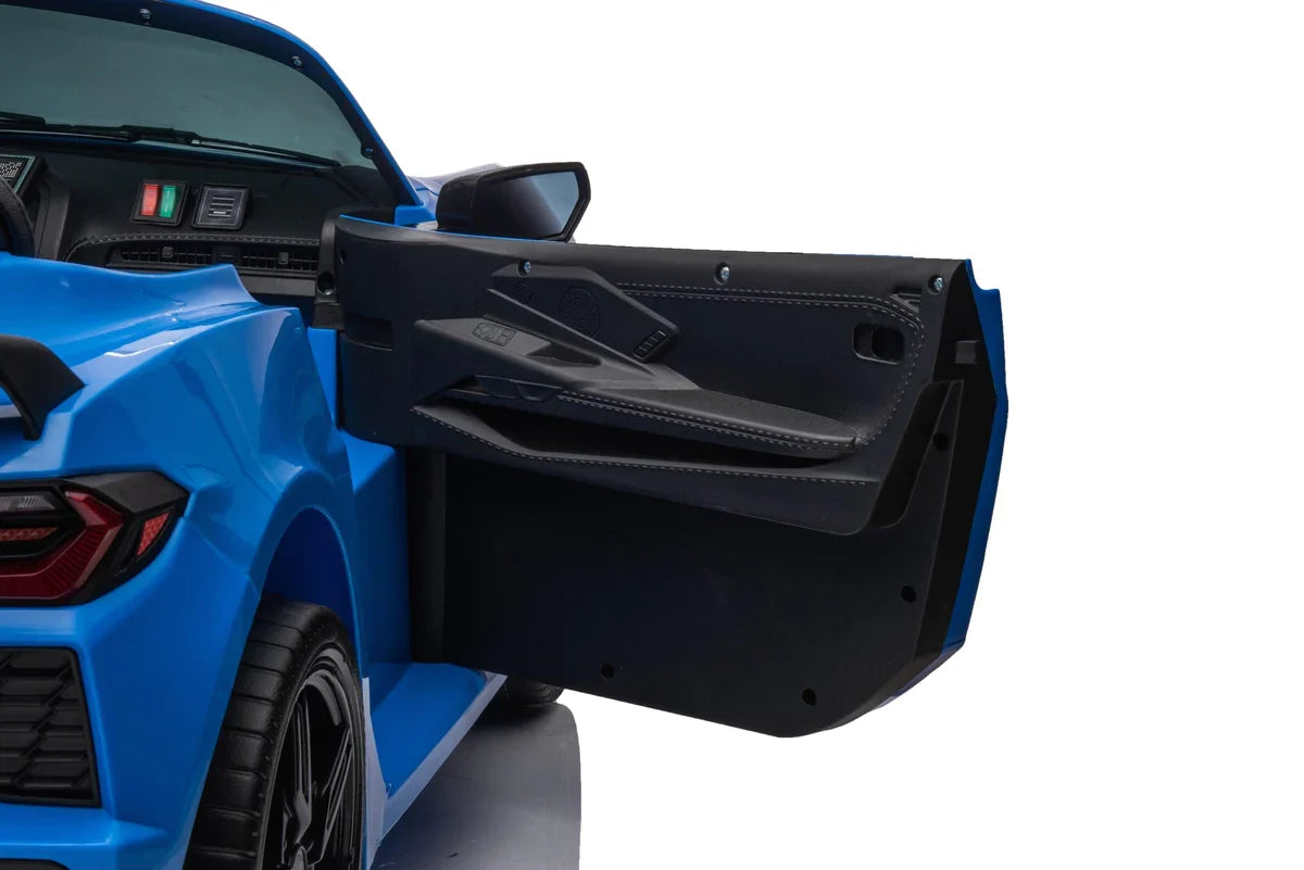 24V Chevrolet Corvette C8 2 Seater DELUXE EDITION Kids Ride on Car with Remote Control