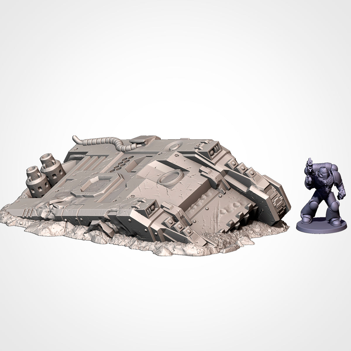 Txarli Factory - Crashed Tanks
