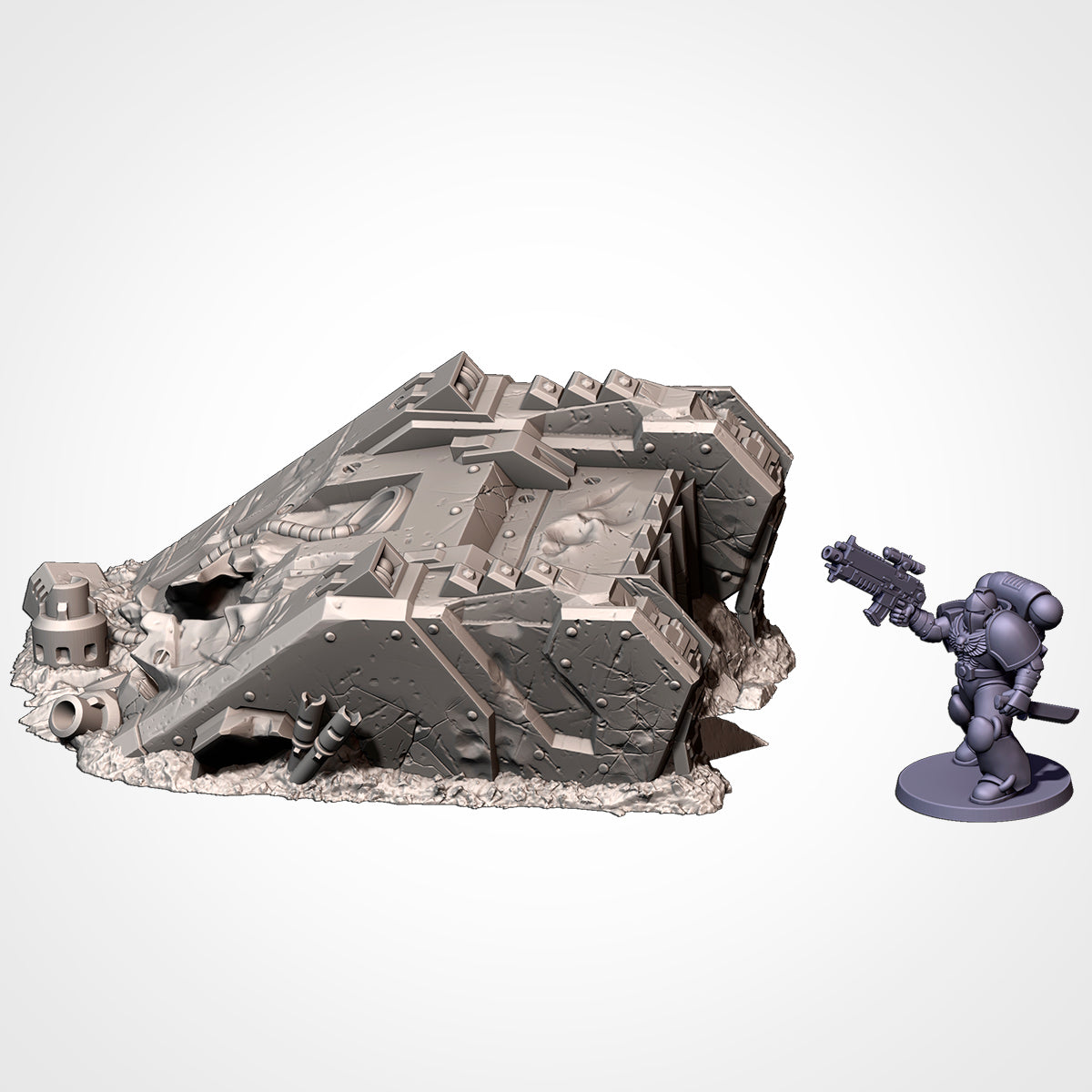Txarli Factory - Crashed Tanks