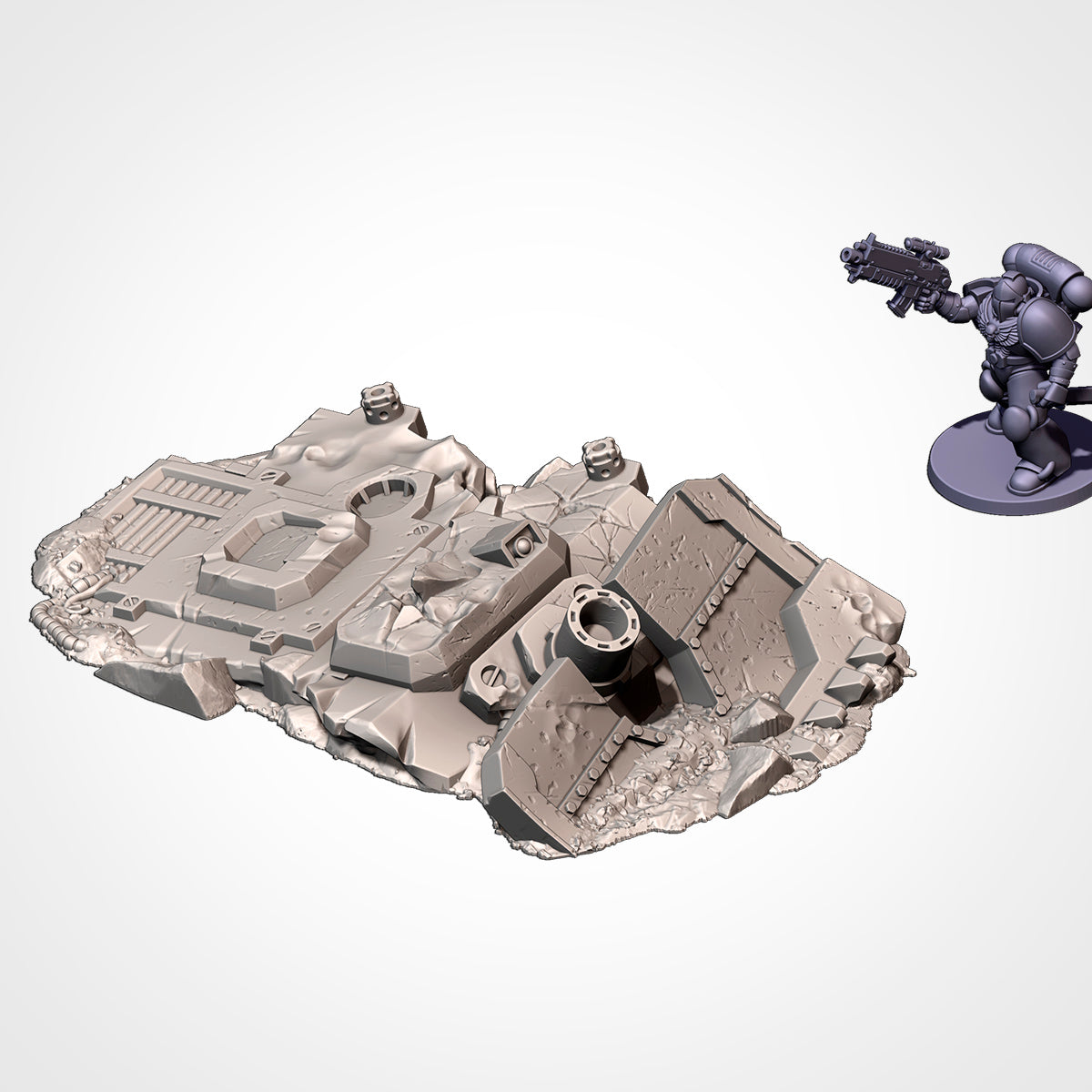 Txarli Factory - Crashed Tanks