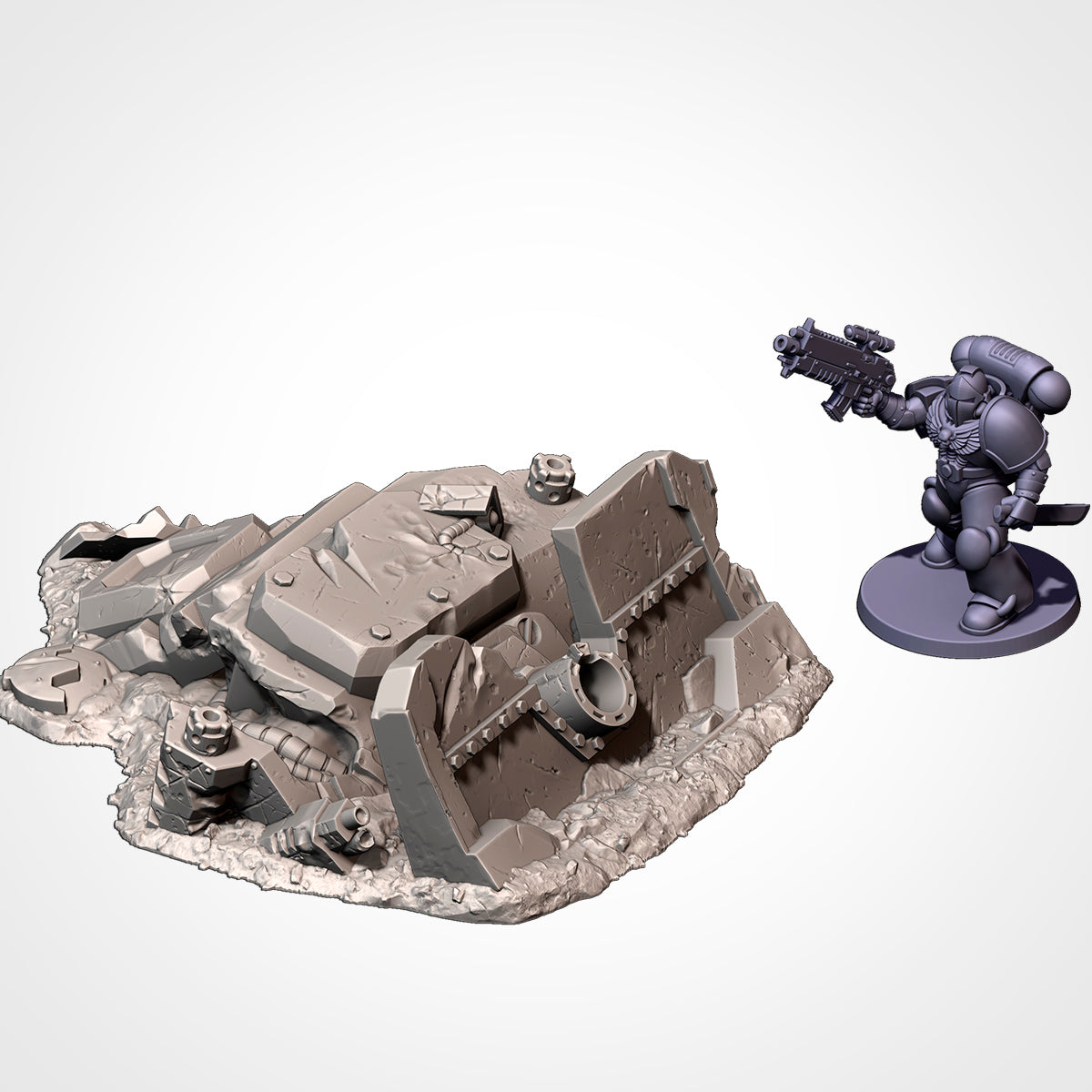 Txarli Factory - Crashed Tanks