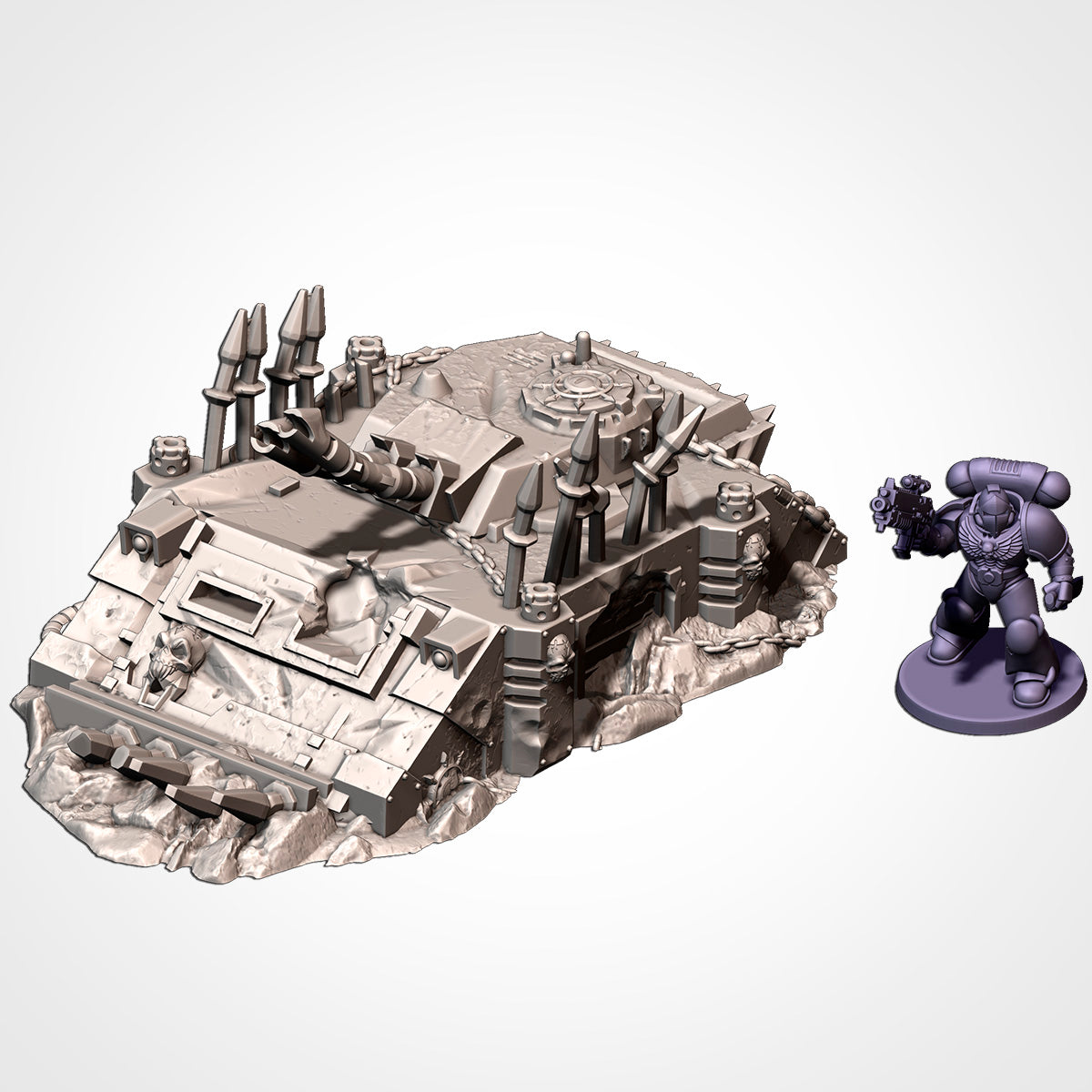 Txarli Factory - Infernal Tank Destroyed