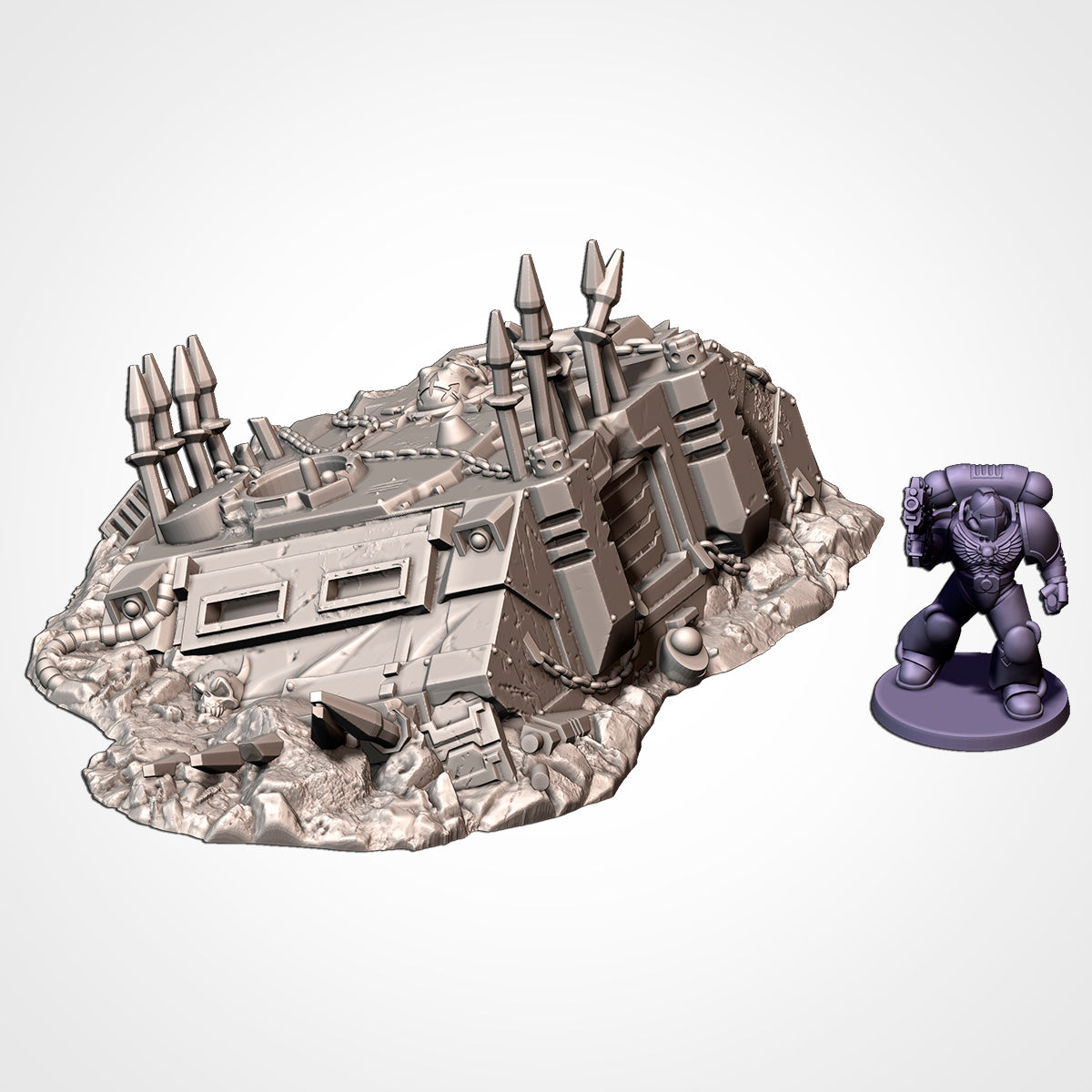 Txarli Factory - Infernal Tank Destroyed