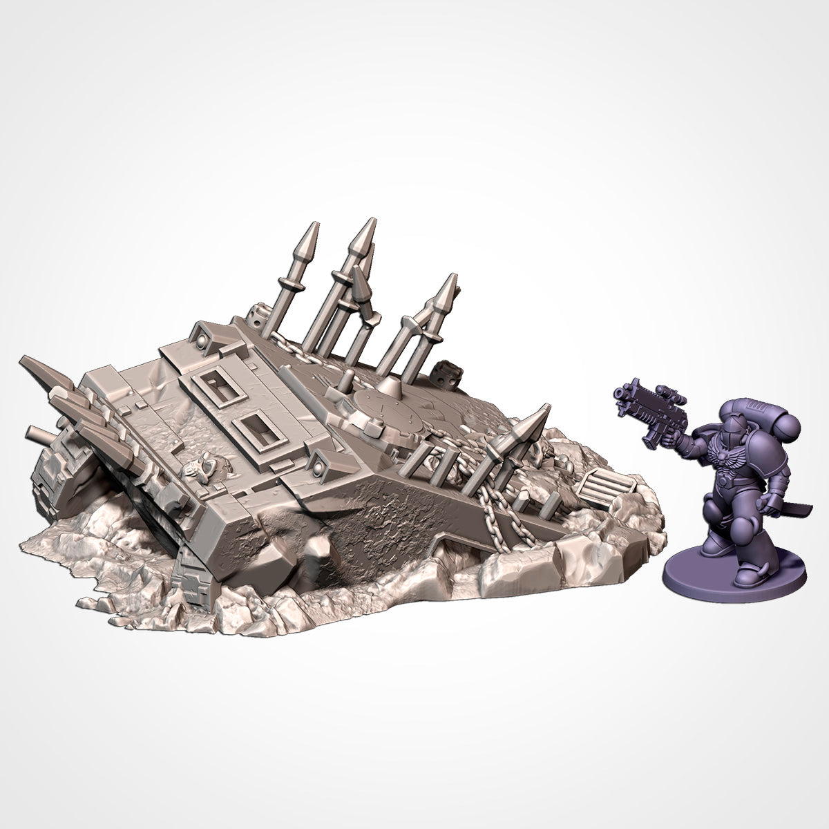 Txarli Factory - Infernal Tank Destroyed