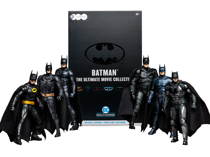 McFarlane Toys - DC Multiverse WB100 Batman The Ultimate Movie Collection -  6-Pack