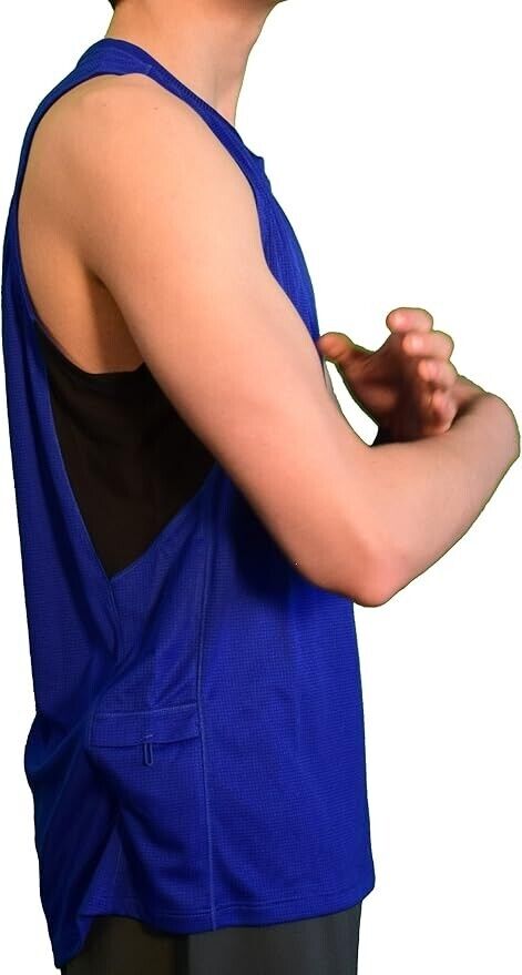 Salomon Men's Agile Running Tank Top with Stash Pocket Size XL