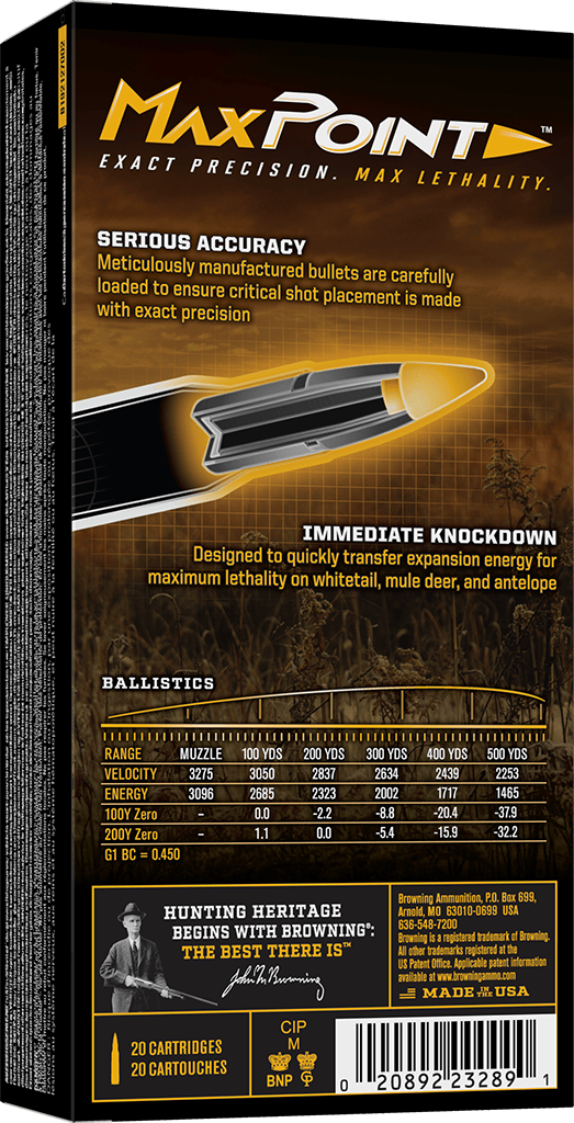 Browning 270 WSM, 130 Grain