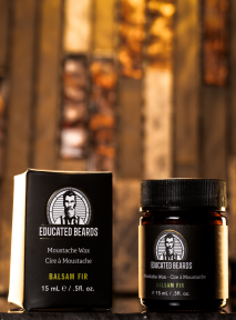Educated Beards - Moustache Wax Balsam Fir (15ml 1)