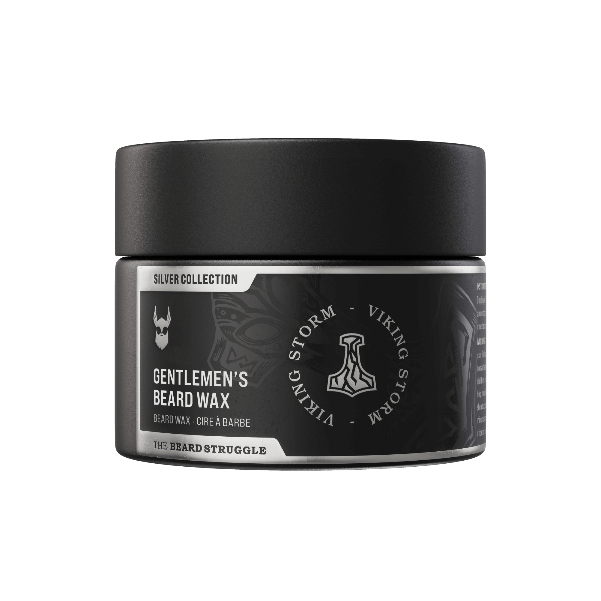 Clear Mustache Wax for a Natural Hold