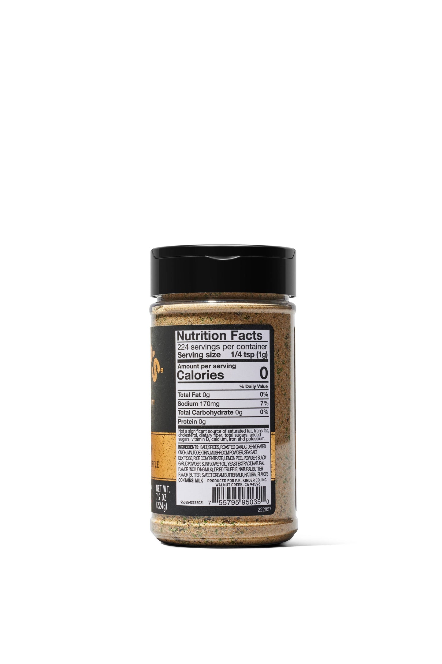 Kinder's Prime Steak Seasoning with Black Garlic & Truffle