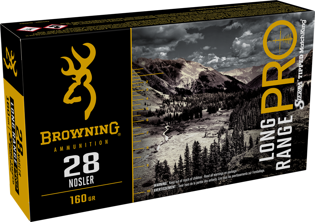 Browning 28 Nosler, 160 Grain