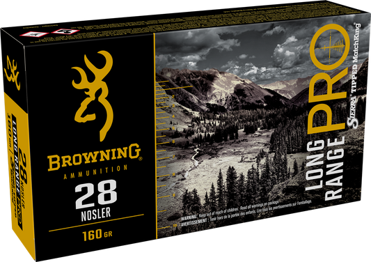 Browning 28 Nosler, 160 Grain