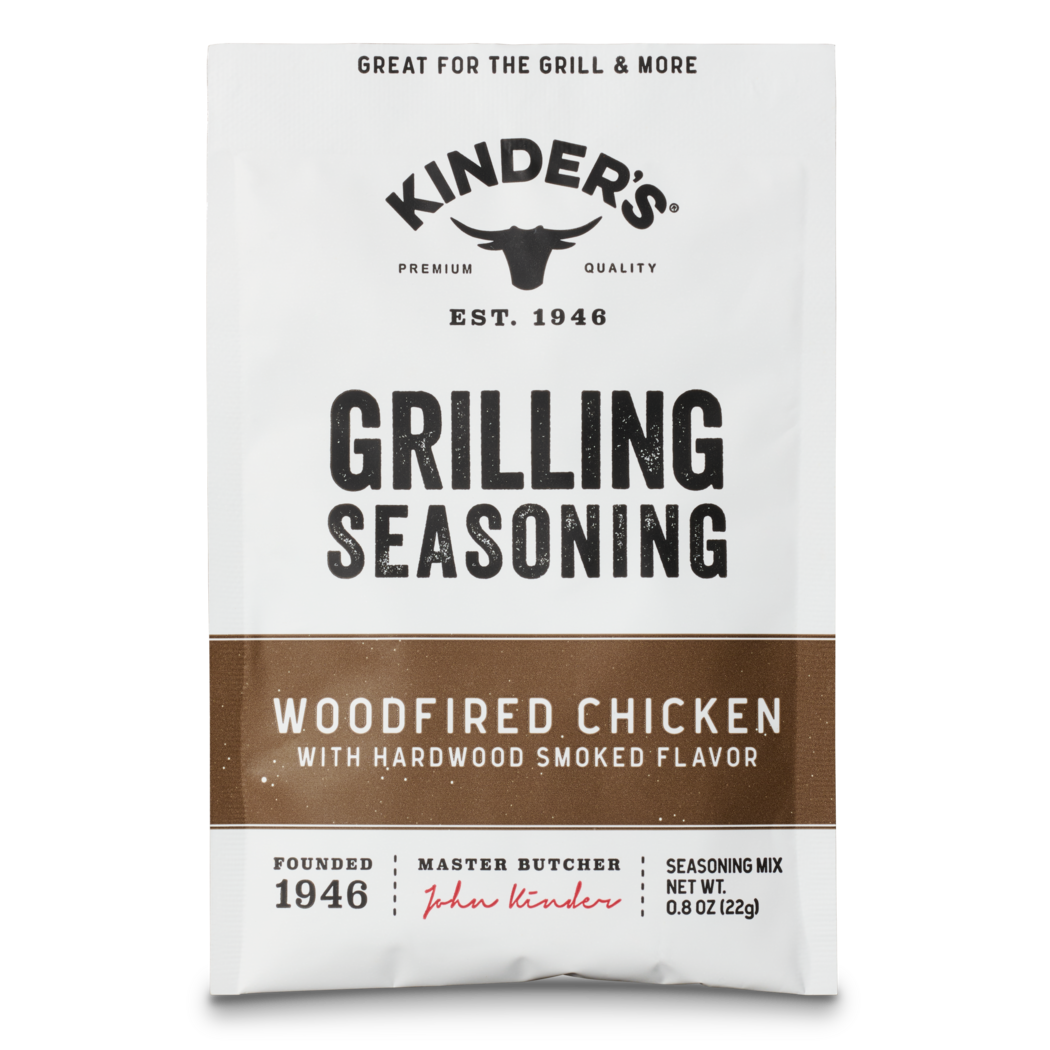 Kinder's Woodfired Chicken Grilling Seasoning With Hardwood Smoked Flavor