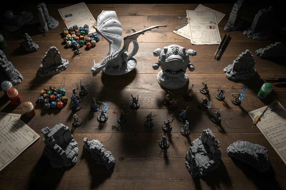 28mm Great Dragon & Eye Tyrant – Boss Monster Bundle