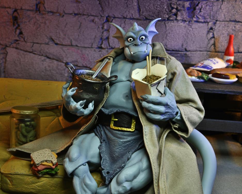 Disney's Gargoyles Ultimate Detective Broadway "Silver Falcon" - With Closed Wings (Opened Box and Sub-Par Packaging)