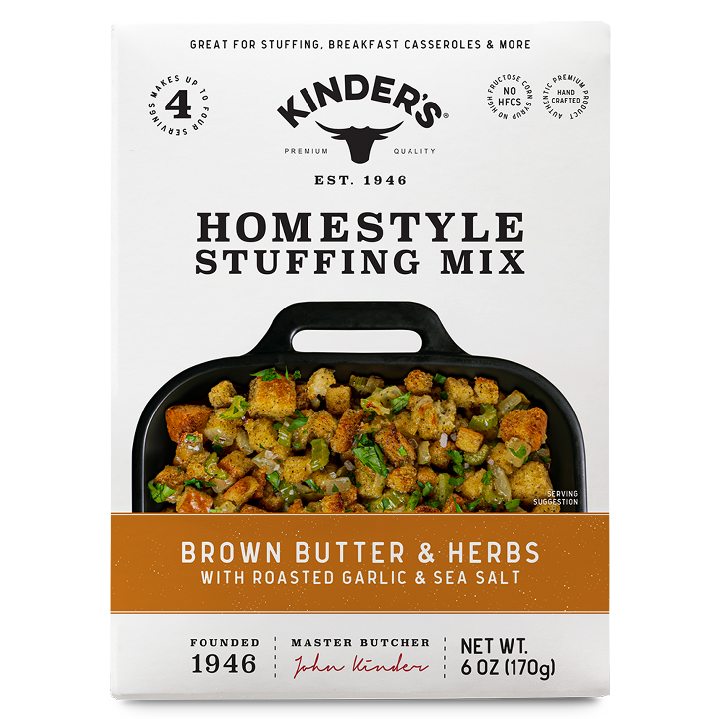 Kinder's Brown Butter & Herbs Homestyle Stuffing Mix
