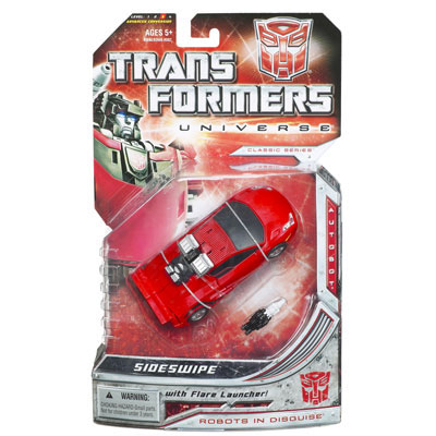 Transformers Universe Classic Series Deluxe Class 25th Anniversary Autobot Sideswipe