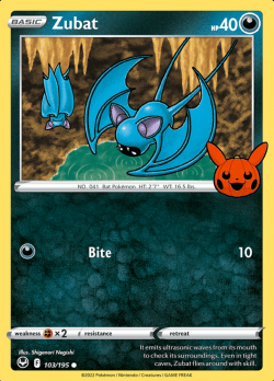 Zubat 103/195 (Trick or Trade)