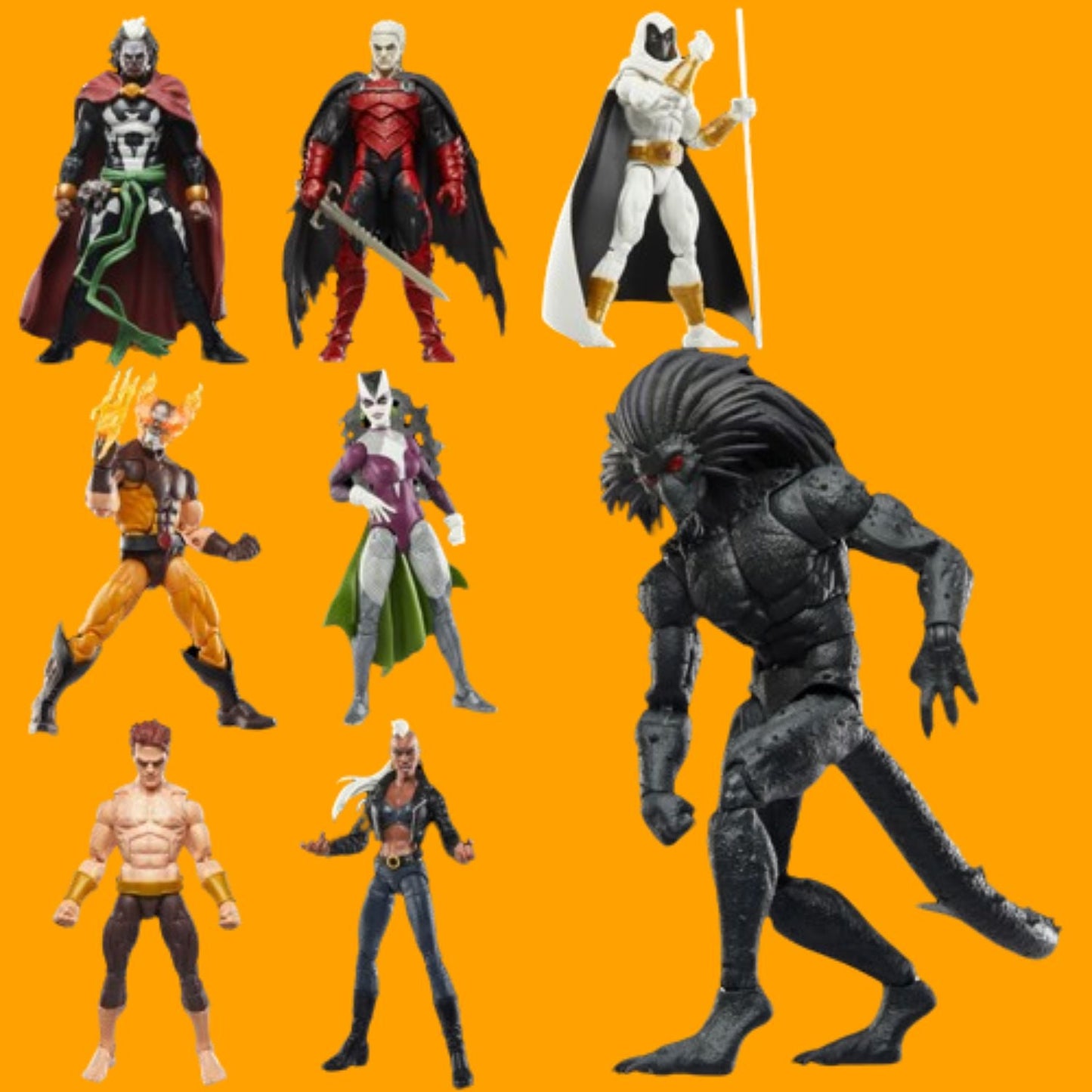 Marvel Legends - Stranger Tales  - Black Heart BAF Wave Set of 7