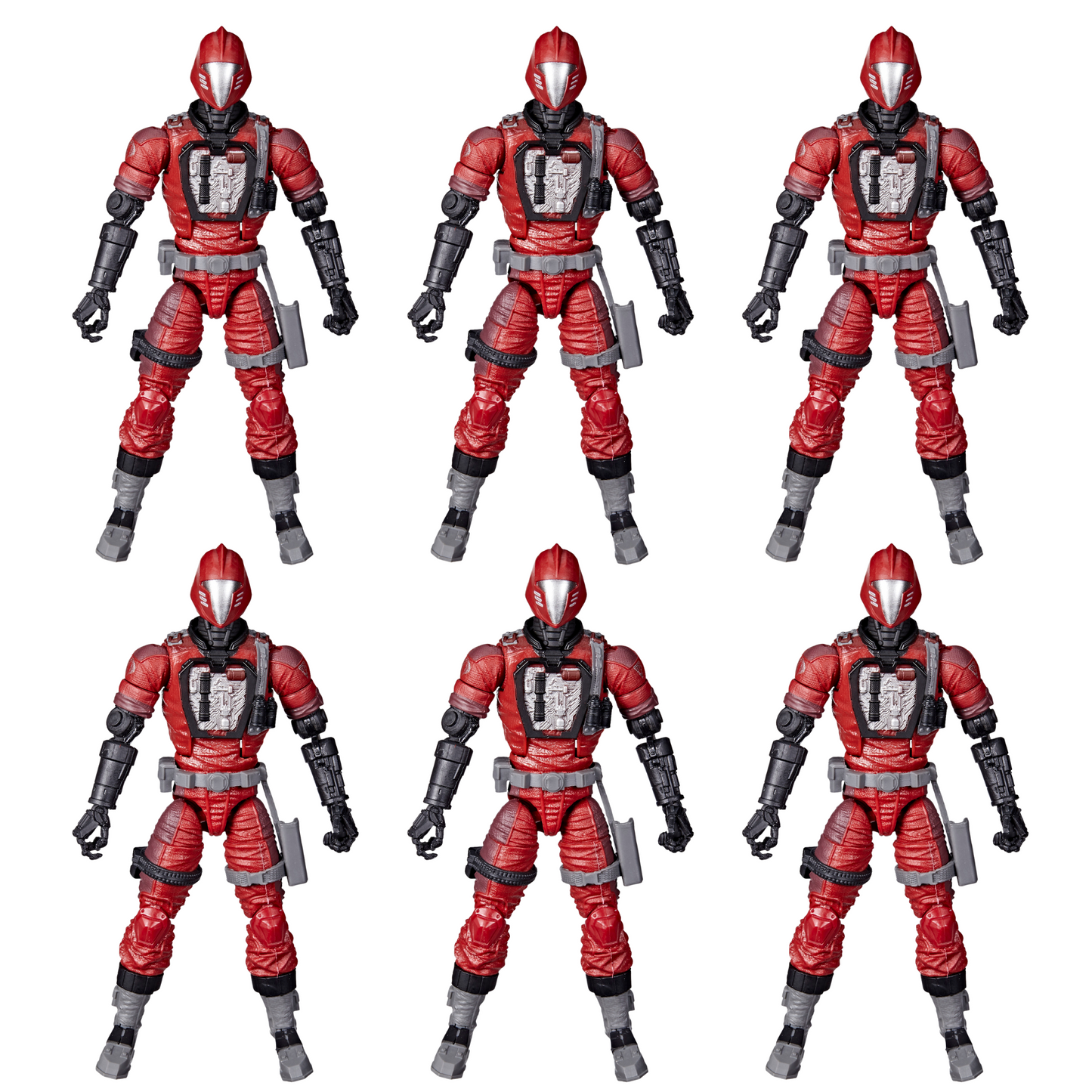 G.I. Joe Classified Army of CRIMSON B.A.T. SET of 6 Figures