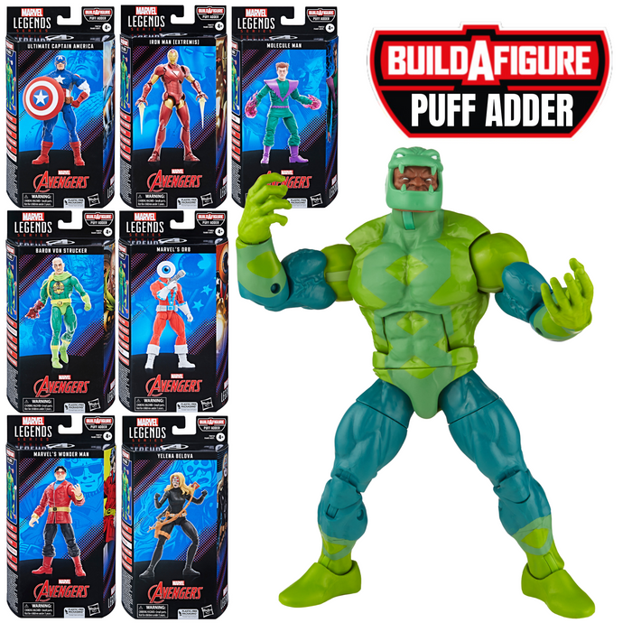 Marvel Legends- The Avengers Classic Comic wave - Puff Adder BAF