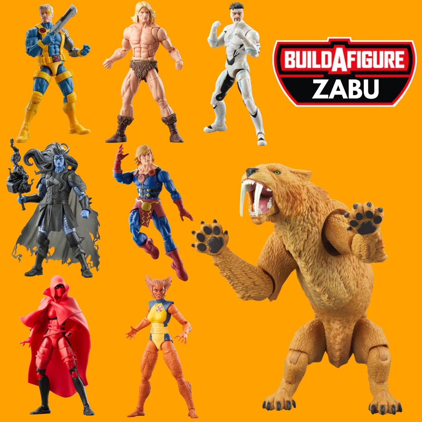 Marvel Legends Series - Zabu Wave set of 7 - Zabu Baf