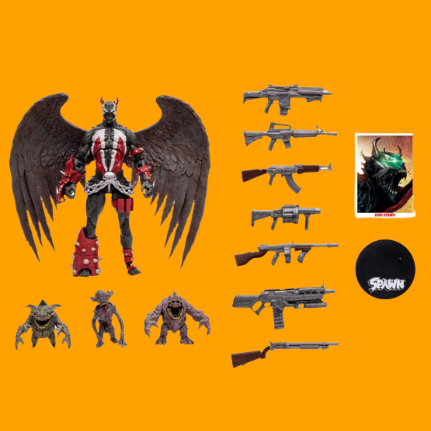 Spawn's Universe King Spawn and Demon Minions Mega Action Figure Set