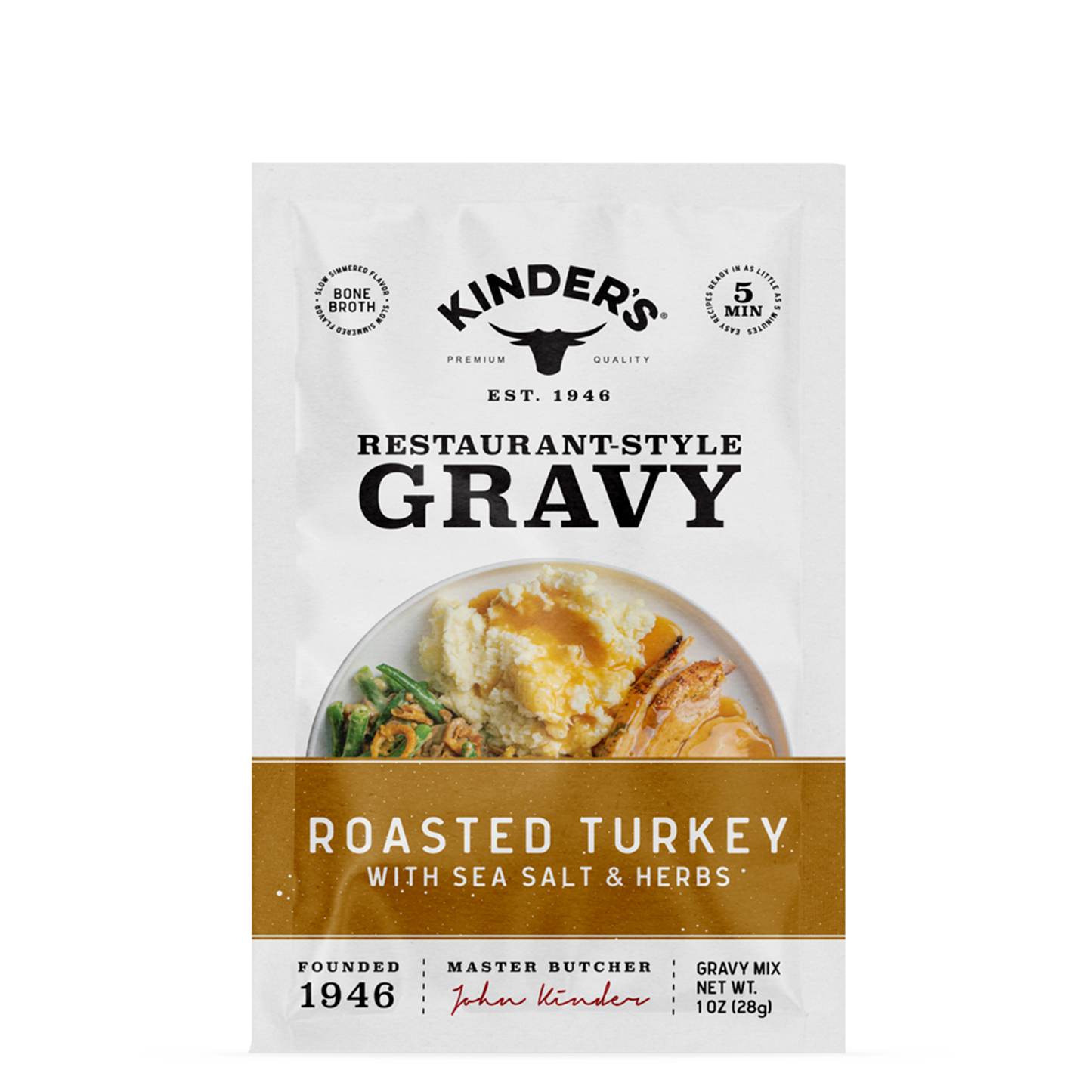 Kinder's Roasted Turkey Bone Broth Gravy