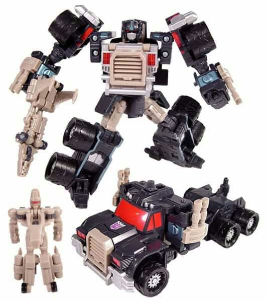 Transformers Armada Super-Cons Nemesis Prime with Run-Over