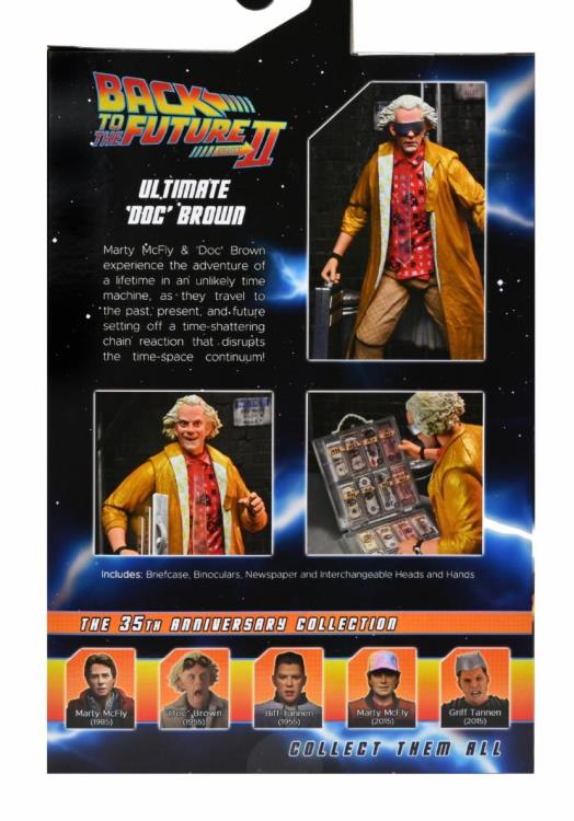 BACK TO THE FUTURE Ultimate DOC BROWN 2015 FIG 7''