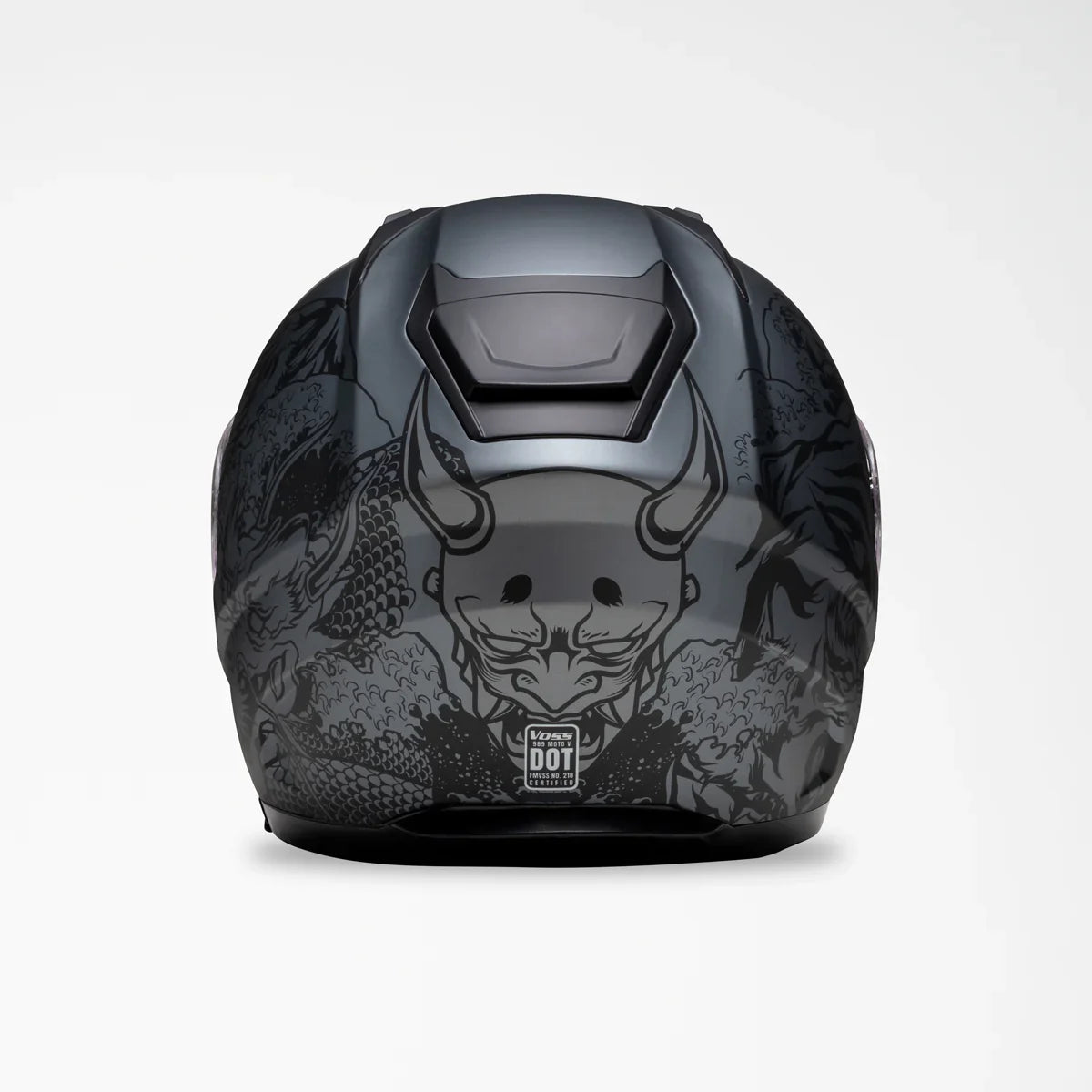 Voss 989 Moto-V Rei Full Face Matte Motorcycle Helmet