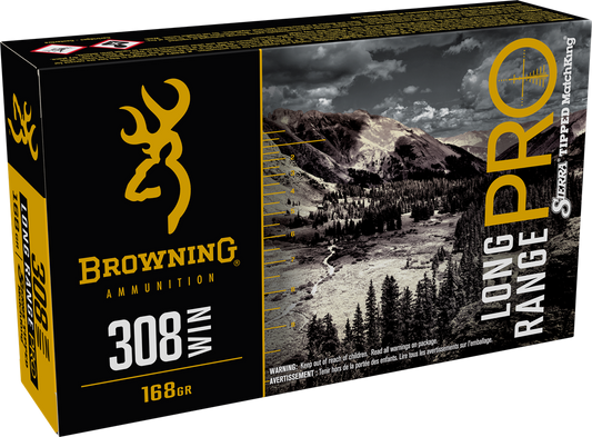 Browning 308 Winchester, 168 Grain