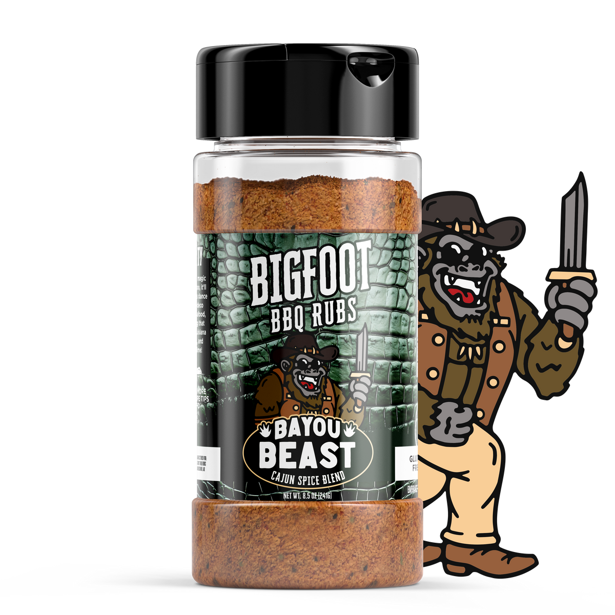 Bigfoot BBQ Rubs Bayou Beast Cajun Spice Blend