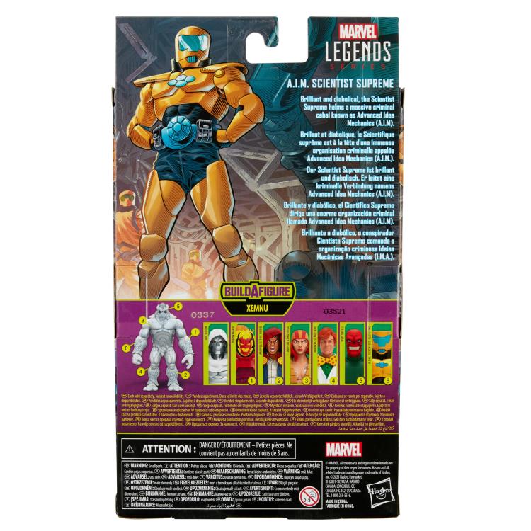 Marvel Legends Super Villains A.I.M. Scientist Supreme (Xemnu BAF) AIM scientist