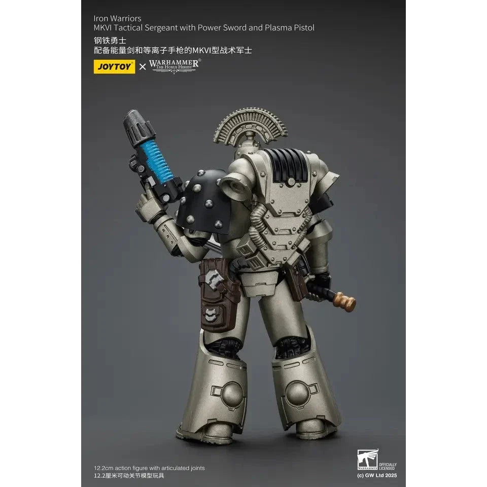 JOYTOY - Iron Warriors MKVI Tactical Sergeant with Power Sword and Plasma Pistol
