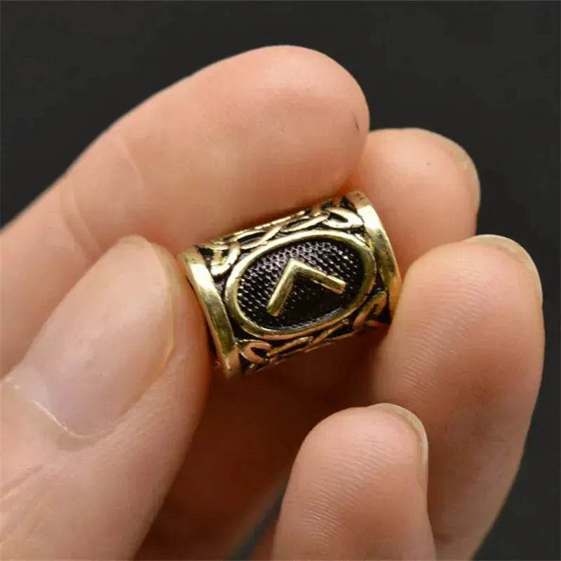 Set Of Viking Rune Bead Bracelets Gothic Bracelets