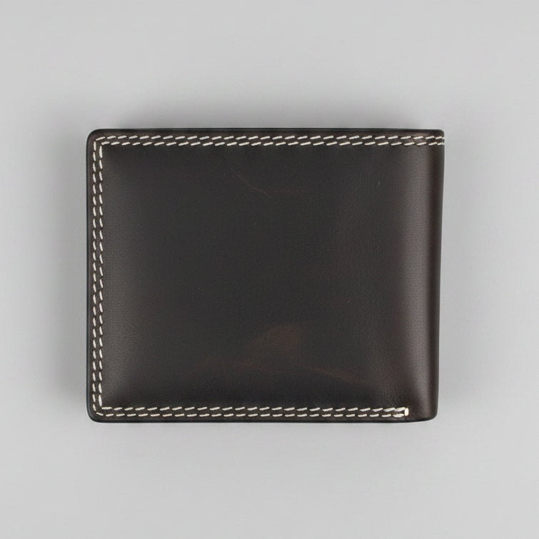 Men’s Steer Embossed Bifold Leather Wallet