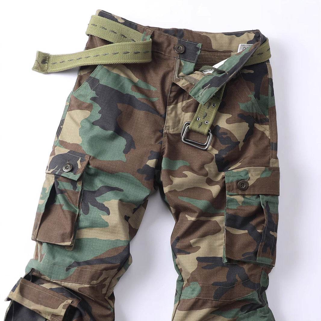 Military Camouflaged Men Tactical Mountain Cargo Pant Trousers