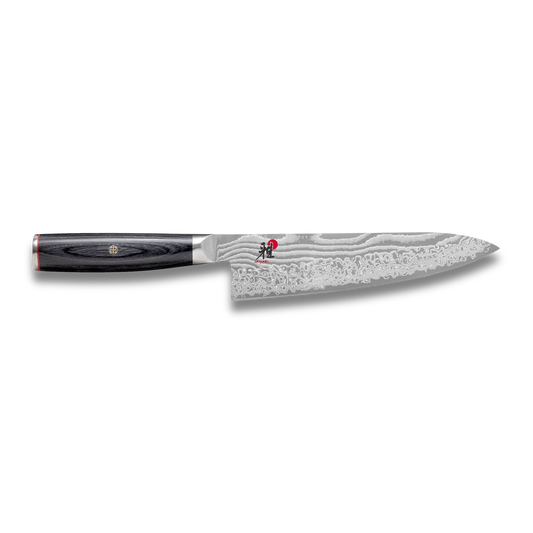 Miyabi Kaizen II 5000FCD 8″ Gyutoh Chef’s Knife – Damascus Steel, Ice-Hardened FC61 Core