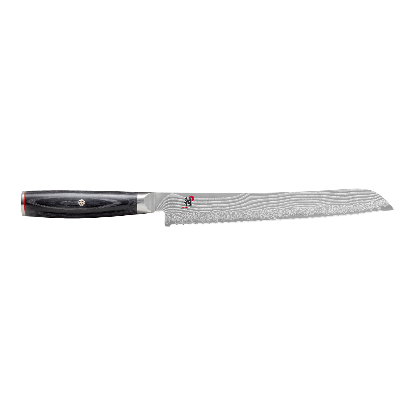 Miyabi Kaizen II 5000FCD 9.5″ Bread Knife – FC61 Core, 48‑Layer Damascus Steel